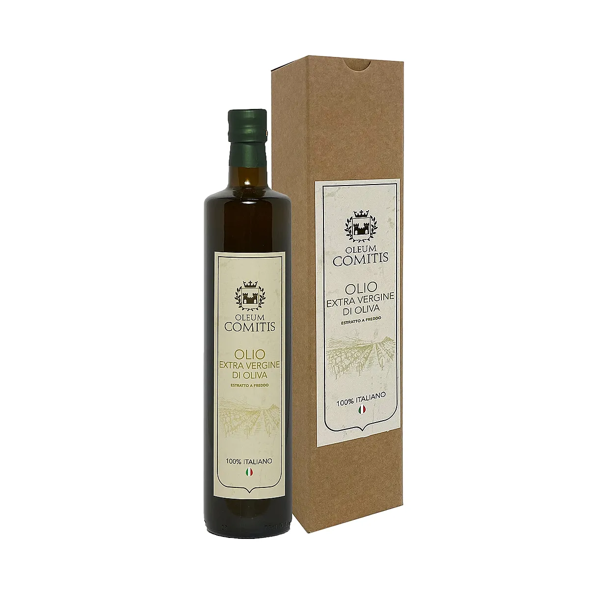 photo Coffret Huile d'Olive Extra Vierge avec bouteille de 750 ml 1