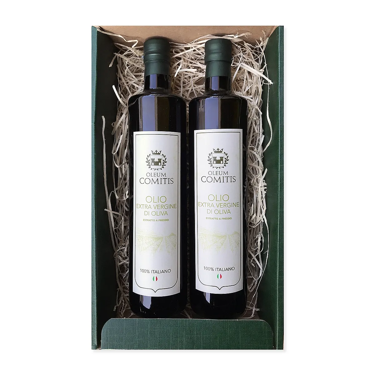 photo Coffret huile d'olive extra vierge de 2 bouteilles de 500 ml 2