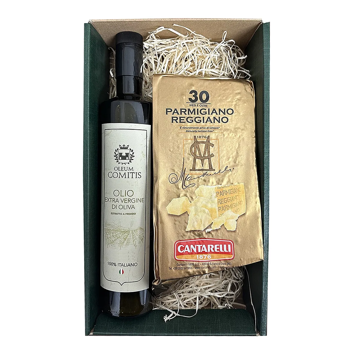 photo Olio Extra Vergine di Oliva Confezione Regalo 750 ml e Parmigiano 30 Mesi 2