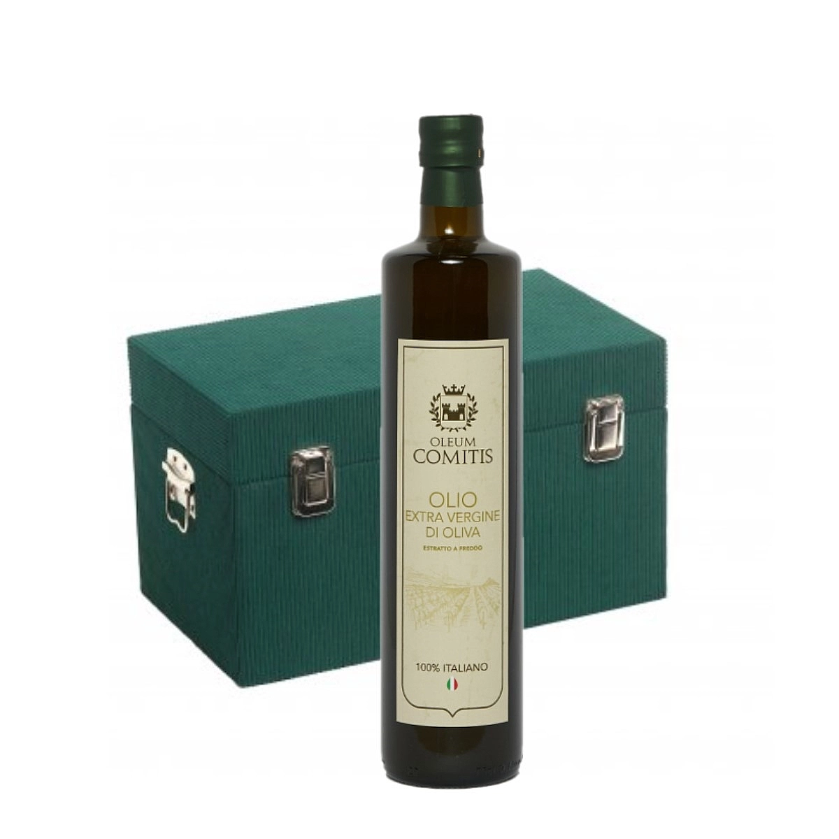 photo Huile d'Olive Extra Vierge - Coffret en bois avec bouteille de 750 ml 1