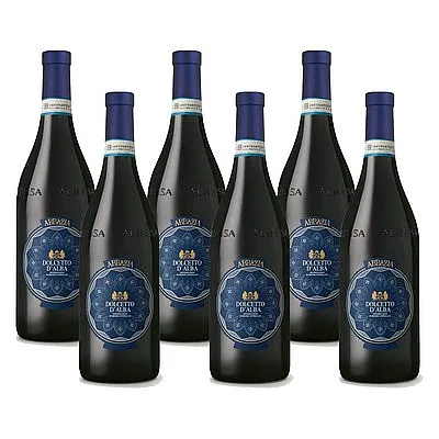 Abbaye de San Gaudenzio - Dolcetto d'Alba DOC - 6 bouteilles de 0,75 l