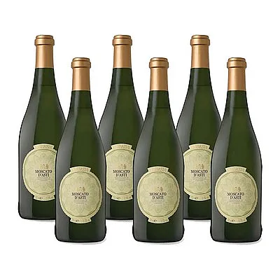 Abbaye de San Gaudenzio - Moscato d'Asti DOCG - 6 bouteilles de 0,75 l