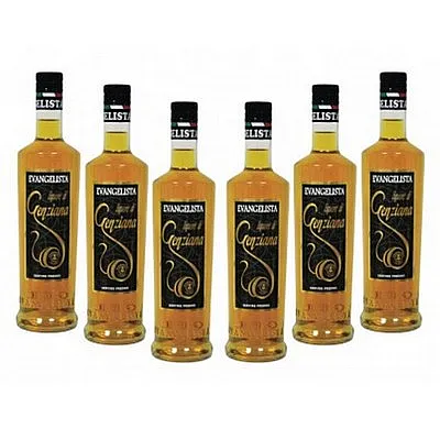 Licores Evangelista - Licor de Genciana - 6 botellas de 50 cl