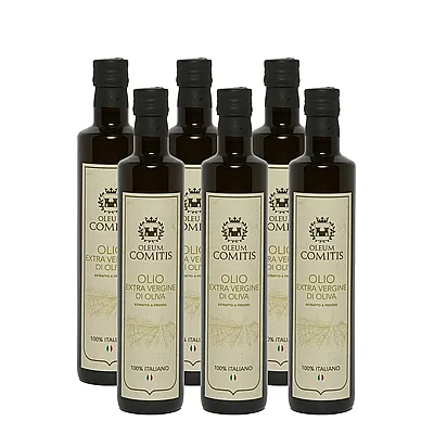 Olio Extra Vergine di Oliva 6 Bottiglie da 500 ml