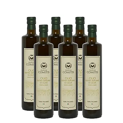 Olio Extra Vergine di Oliva 6 Bottiglie da 750 ml