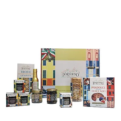 Coffret San Fruttuoso - Coffret Cadeau 10 Spécialités Gastronomiques de la Tradition Ligure