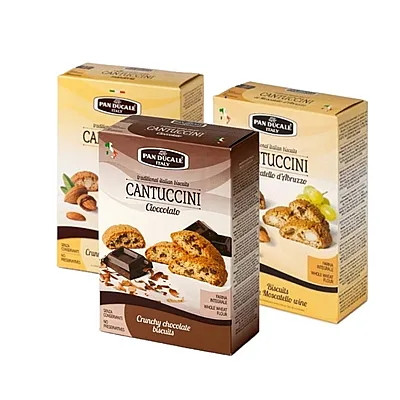 Cantuccini con Chocolate, Almendras y Moscatello - 3 x 200 g