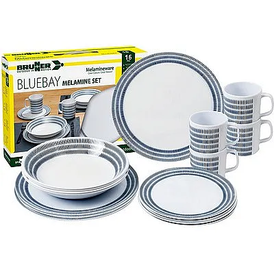 melamin-set bluebay - Camping und Freizeit Brunner BRU-0830160N.C6T